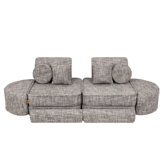 Medium Modular Sofa for Kids - Tangle Moon Grey Plus