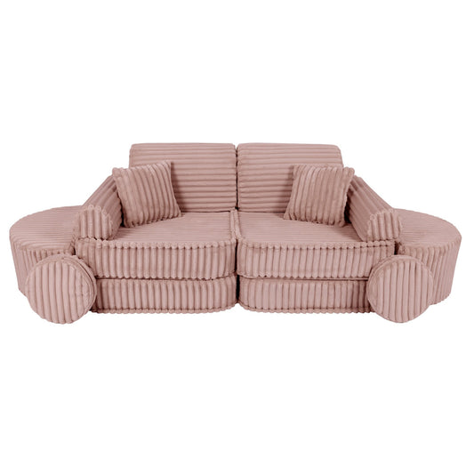 Medium Modular Sofa for Kids - Churros Pink Plus