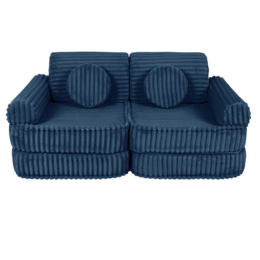 Medium Modular Sofa for Kids - Churros Blue