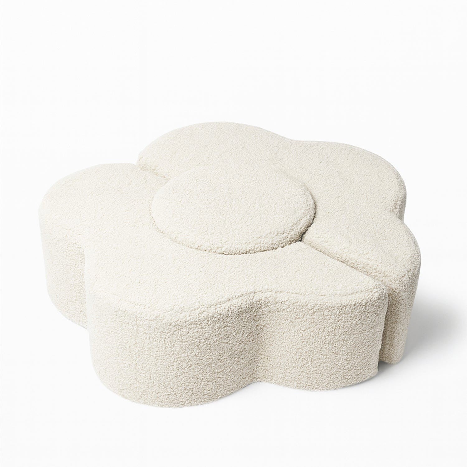 MeowBaby® Foam Flower Shape Set, 3 Elements, Bearly Cream