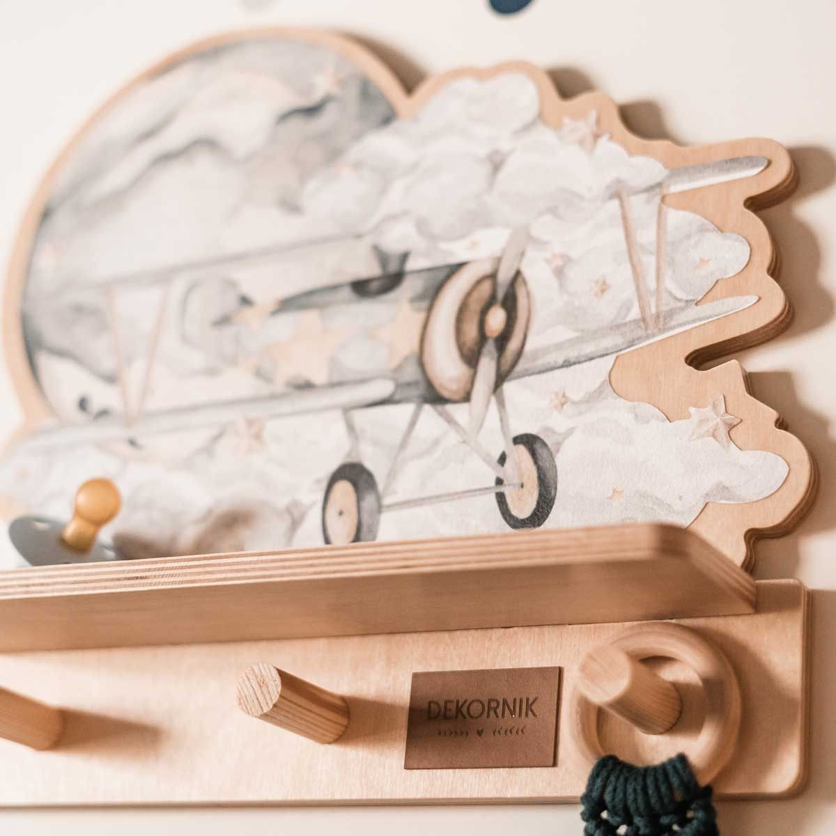 Mini Wall Shelf - Plane