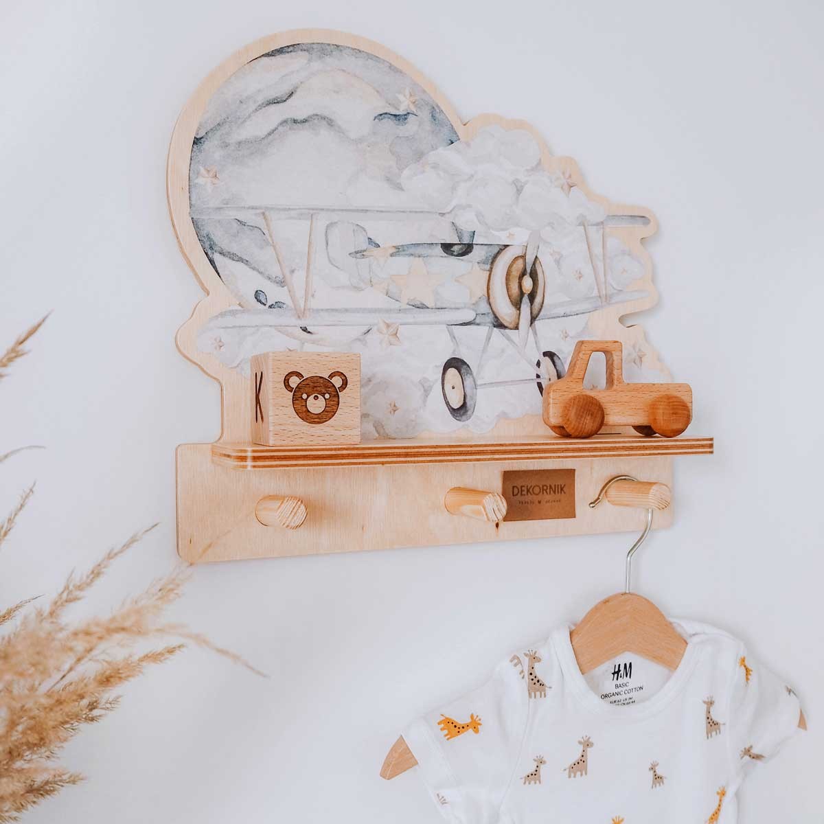 Mini Wall Shelf - Plane