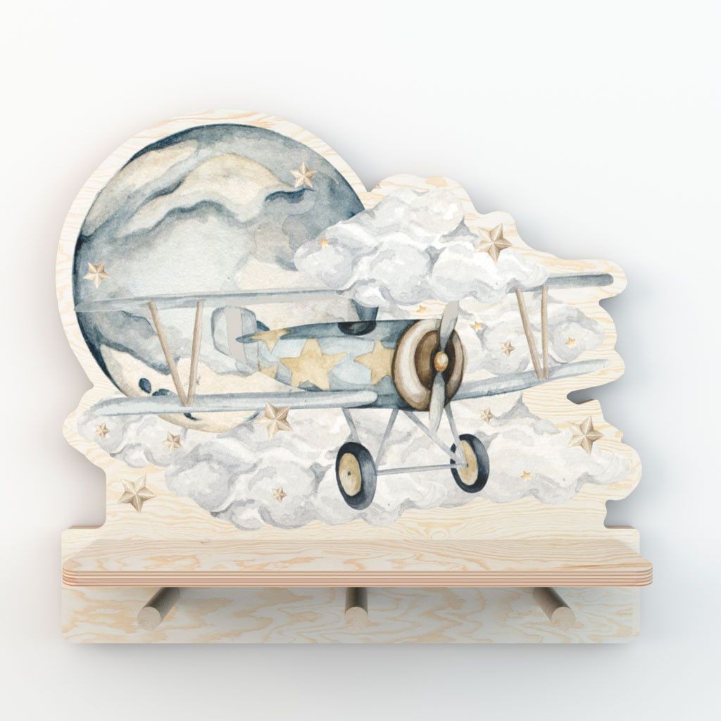 Mini Wall Shelf - Plane