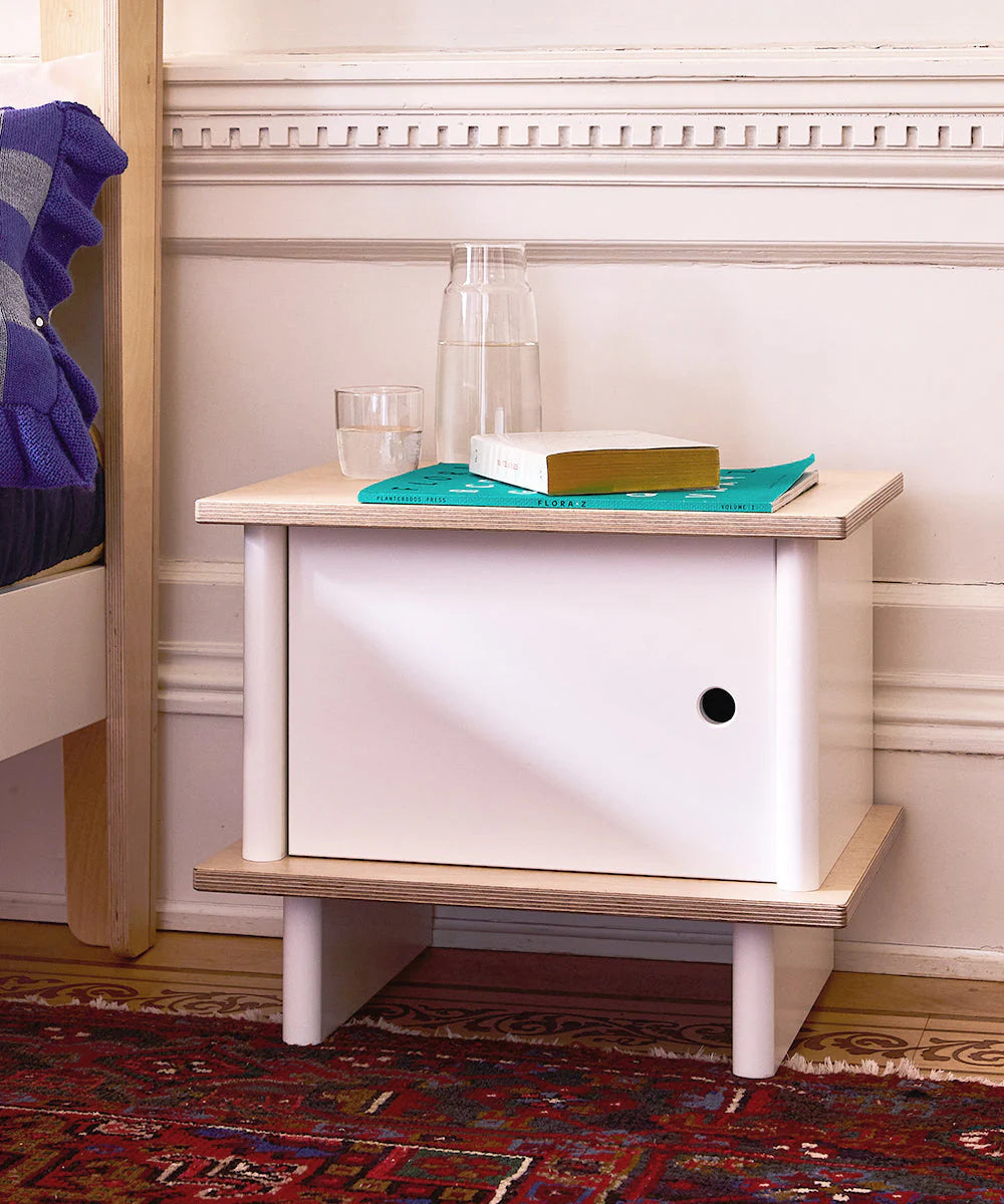 Oeuf NYC ML natbord – hvid/birk