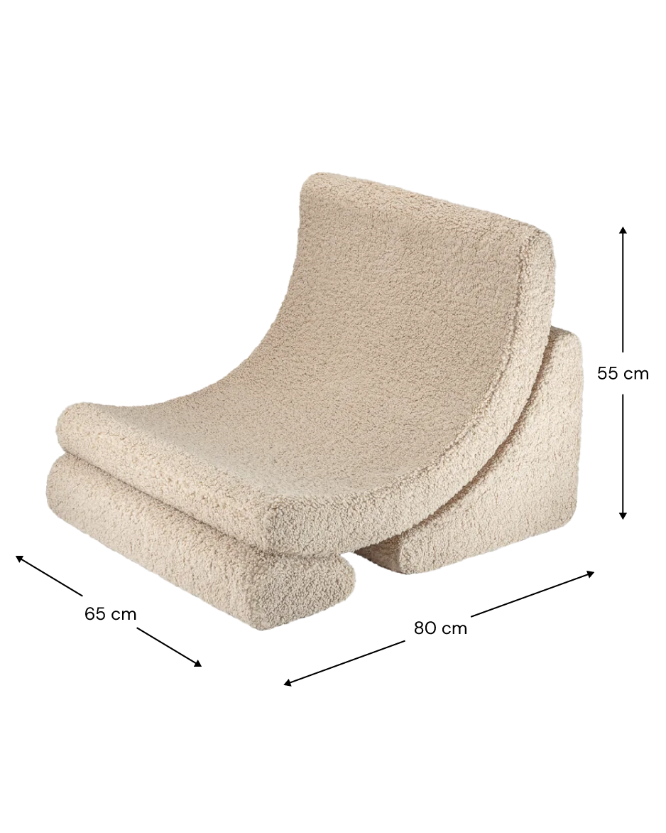 Wigiwama Moon Lænestol – Biscuit