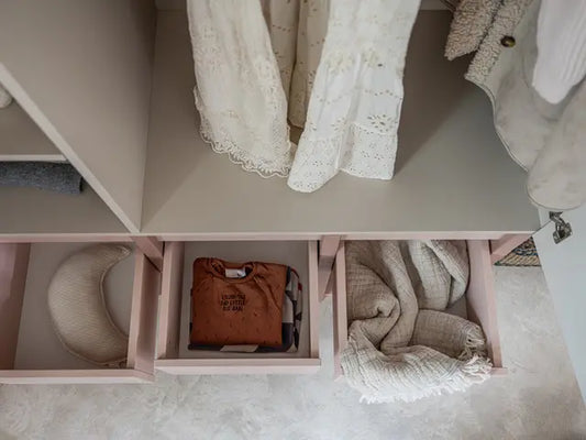 Wood Luck Design - Tweens - understel til garderobeskab – rosa