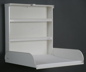 byBO design PIPPI væghængt puslebord – Sølv