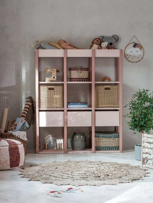 Wood Luck Design - Tweens - bogreol – rosa
