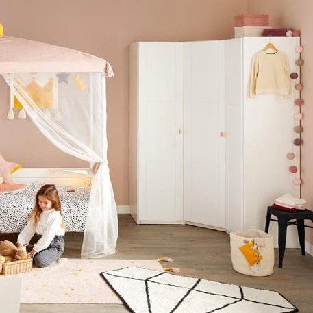 LIFETIME Kidsrooms diamantformet gulvtæppe – Princess