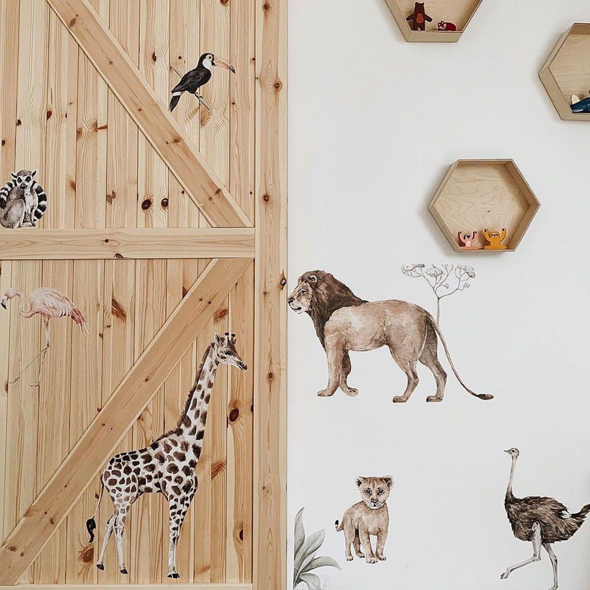 Savanna Wonderland Wallstickers Set