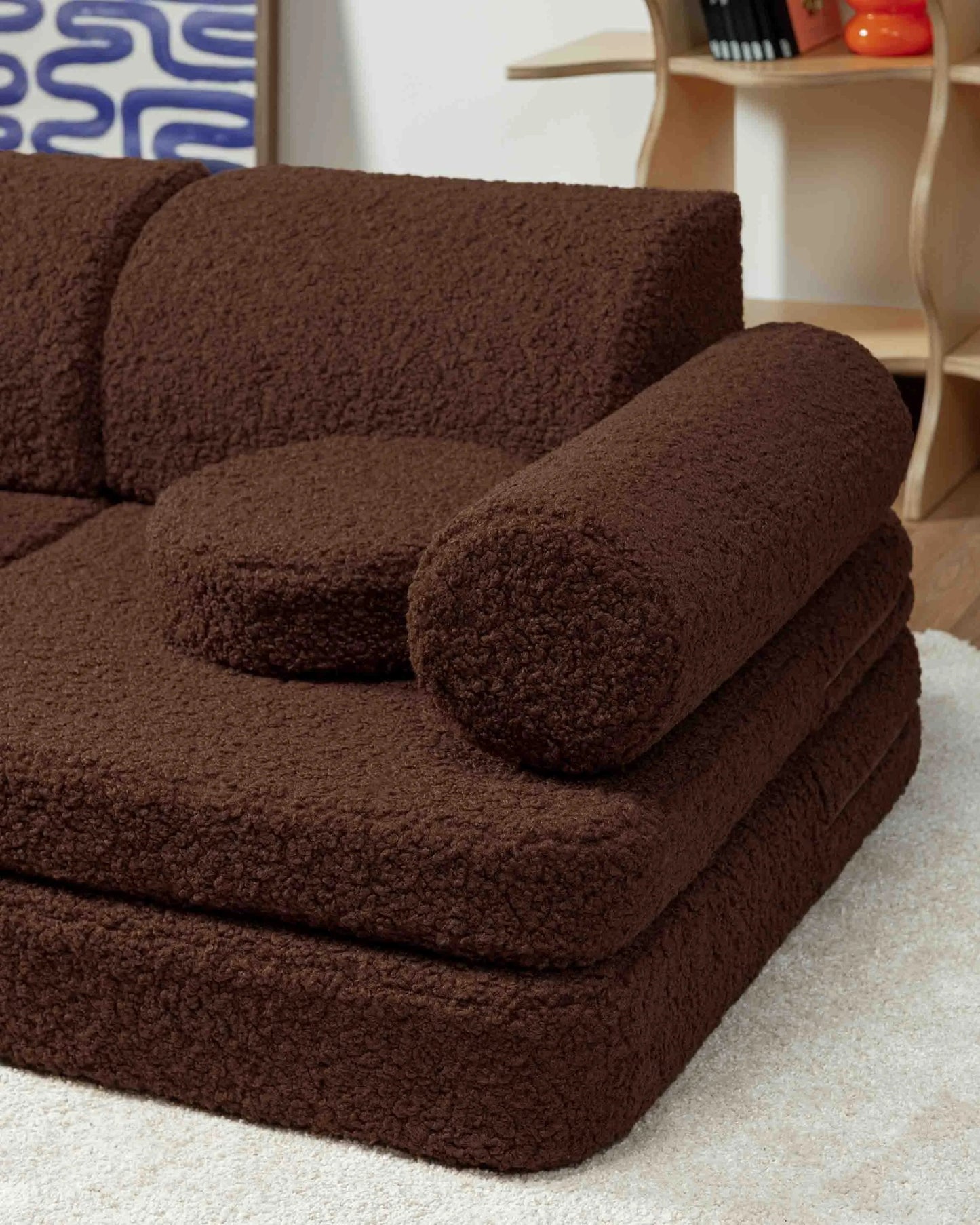 Wigiwama Legesfoa Settee - Warm Hazel