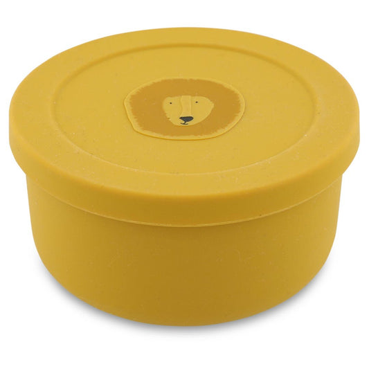 Silicone Snack Container with Lid - Mr. Lion