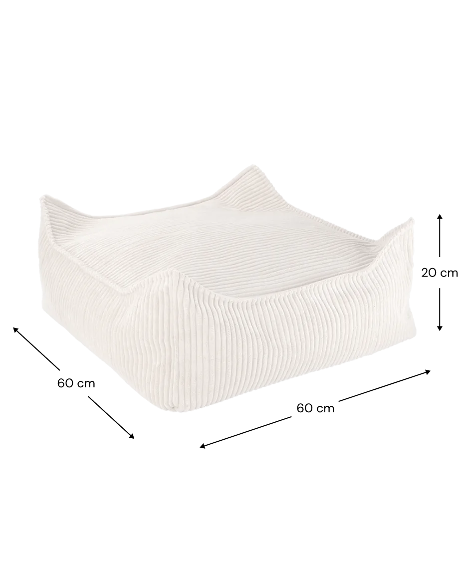 Wigiwama firkantet puf – Marshmallow