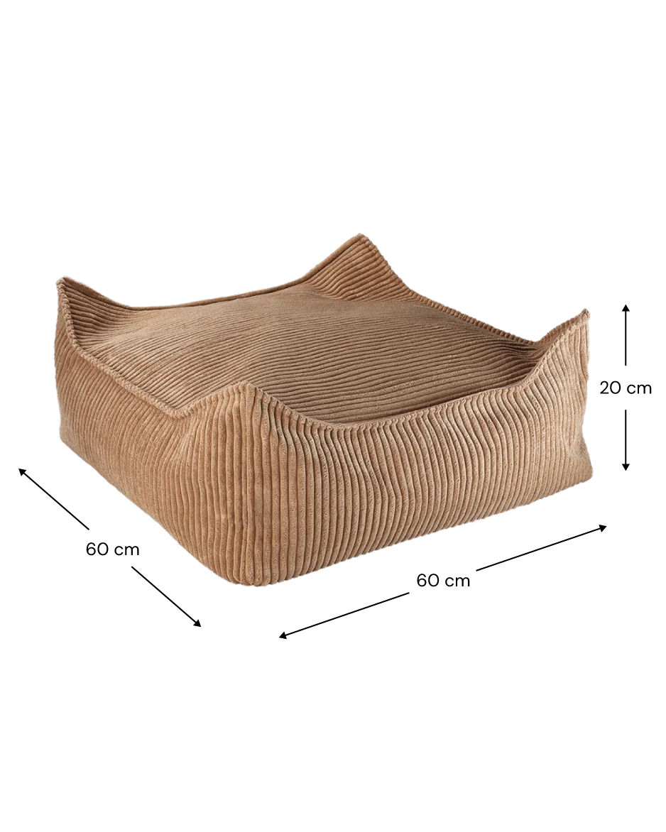 Wigiwama firkantet puf – Toffee