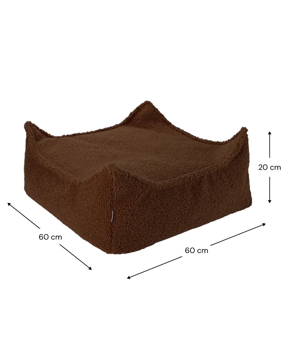 Wigiwama firkantet puf – Warm Hazel