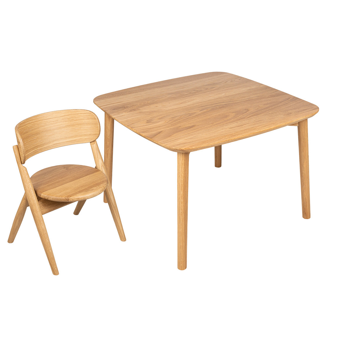 Curve Lab – Loaf børnebord – Eg