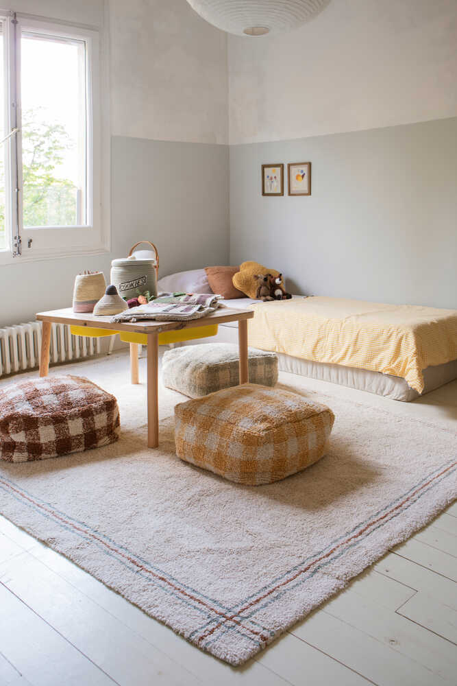 Lorena Canals vaskbart gulvtæppe Cloth Natural 90x130 cm