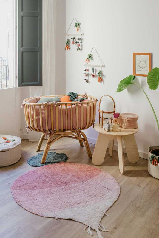 Lorena Canals vaskbart gulvtæppe Ramona The Radish 100 x 150 cm