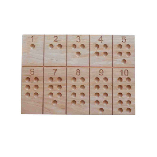 Wooden Story Montessori-talbakke i træ