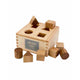 Wooden Shape Sorting Box - Natural