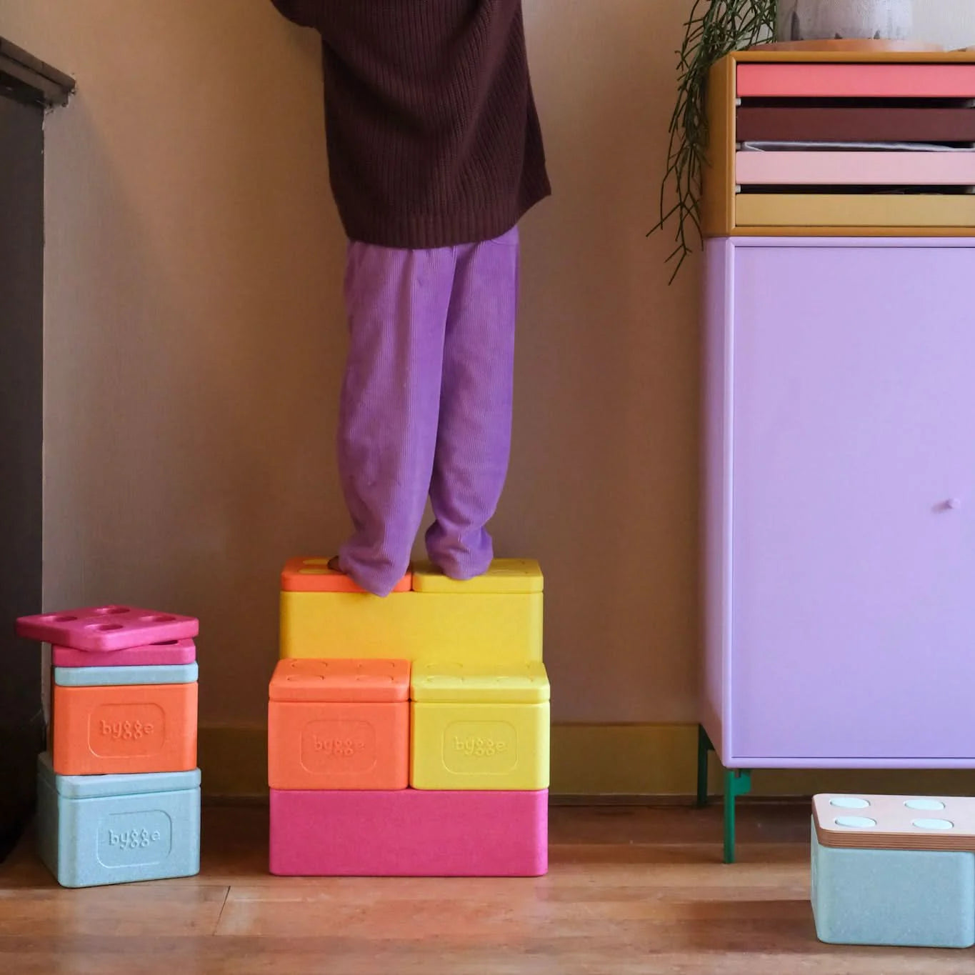 bygge - startersæt “totone” ocean / pink – 12 stk