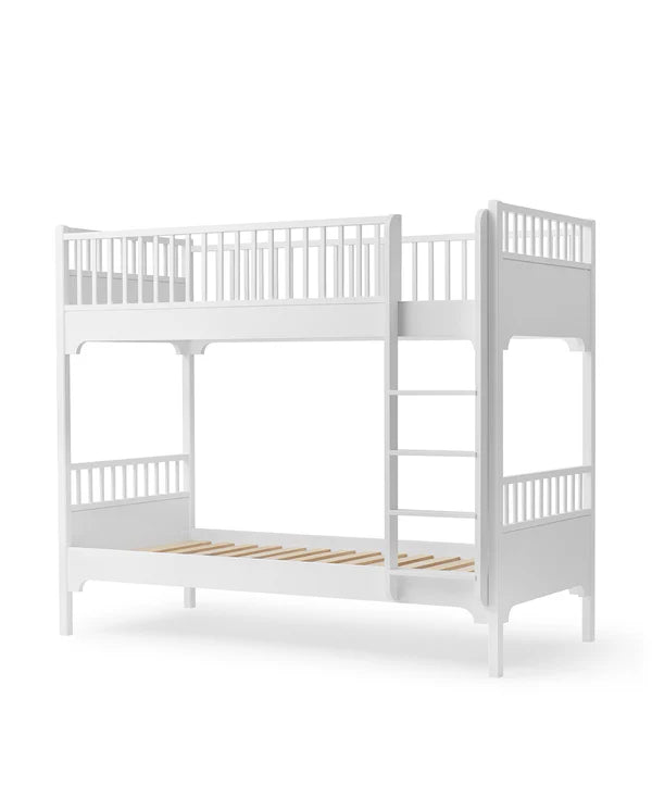Oliver Furniture Seaside Classic køjeseng 90x200 cm med lodret stige