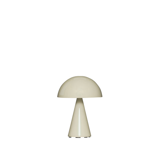 Hübsch Mush transportabel lampe – lys sand