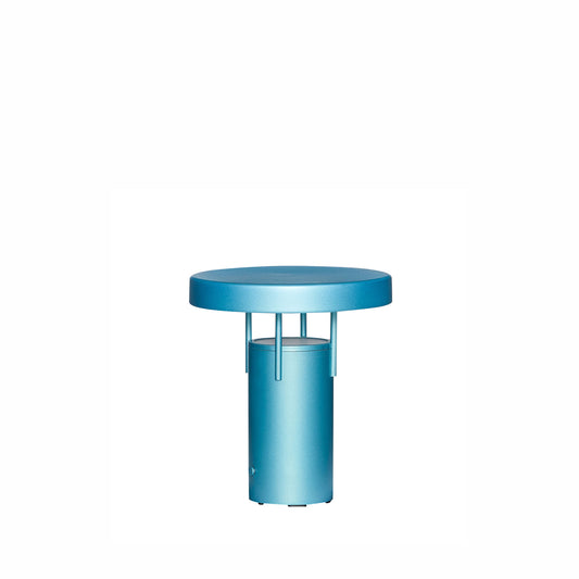 Hübsch BringMe Mini transportabel lampe – metallisk turkis