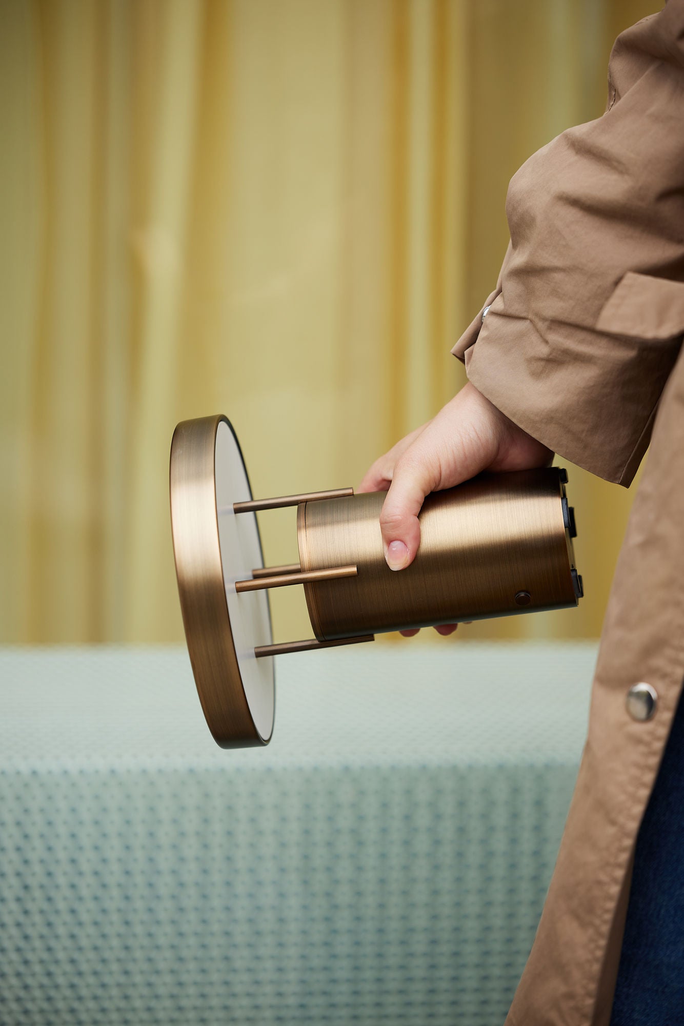 Hübsch BringMe Mini transportabel lampe – bruneret messing