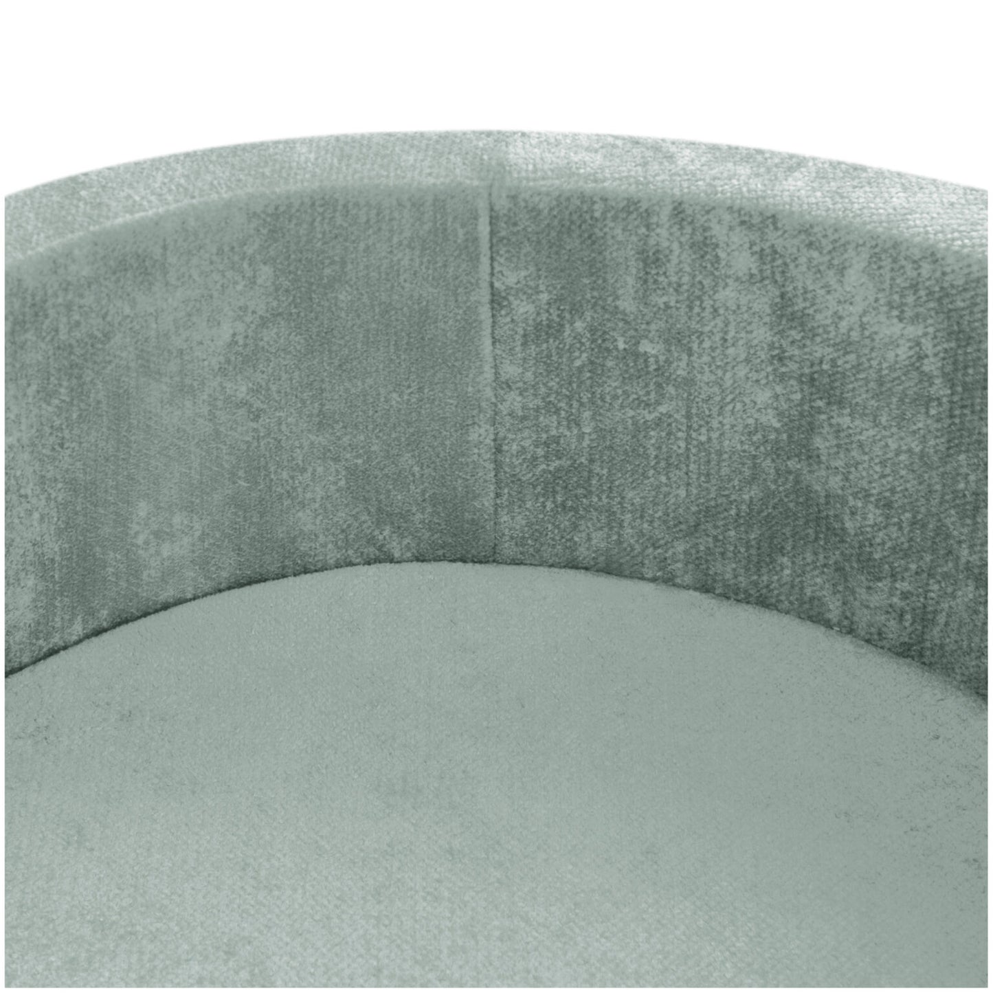 Plush Nest boldbassin i premium chenille – grøn – 90x30 cm