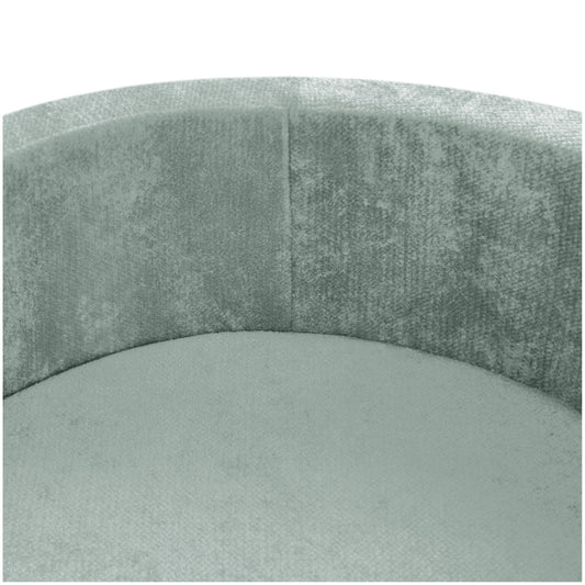 Plush Nest boldbassin i premium chenille – grøn – 90x30 cm