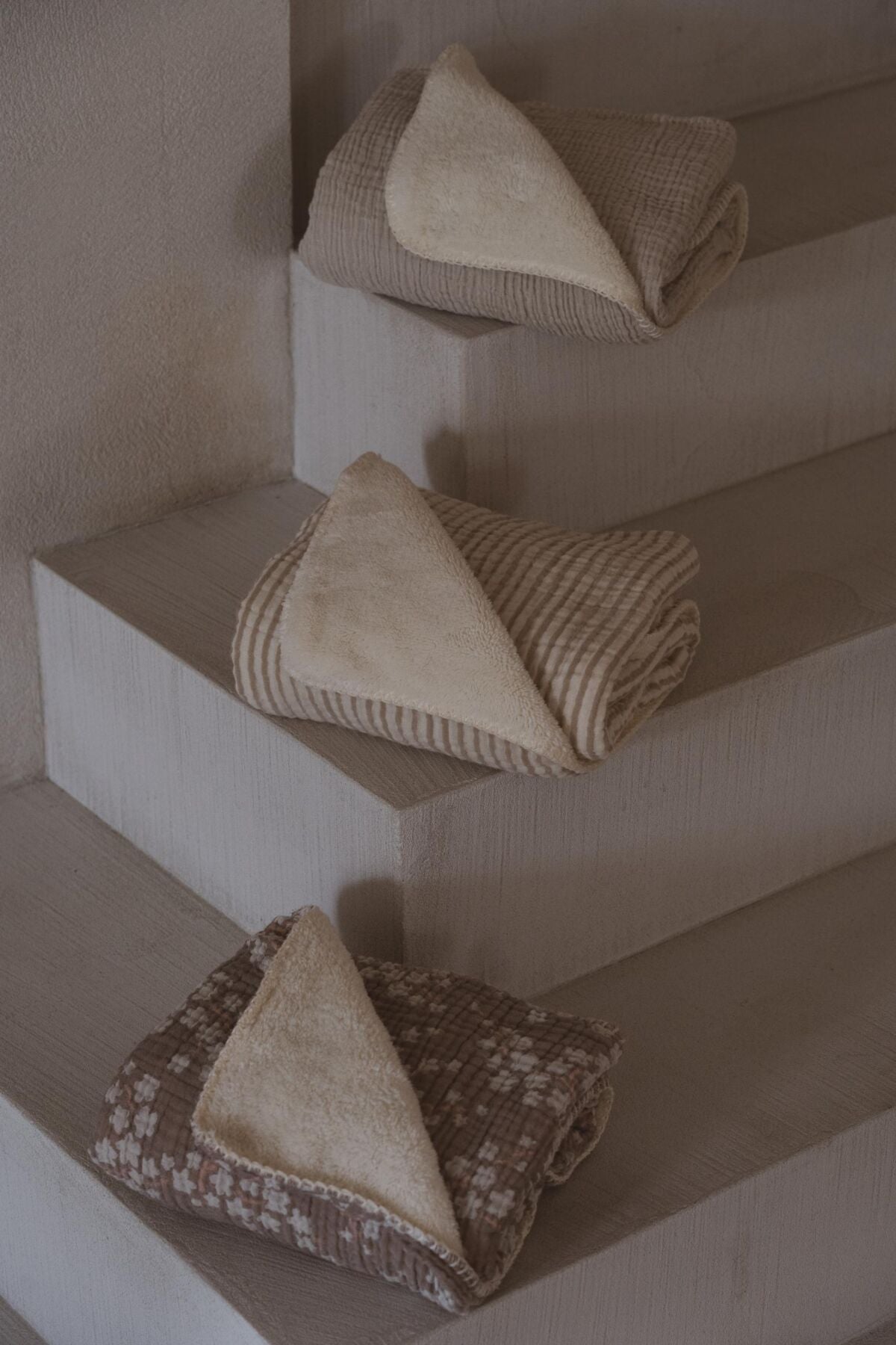 Quax Teddy svøb til baby – Natural Collection - Clay