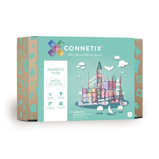 Connetix Ball Run Pack Magnetsæt 106 dele - Pastel