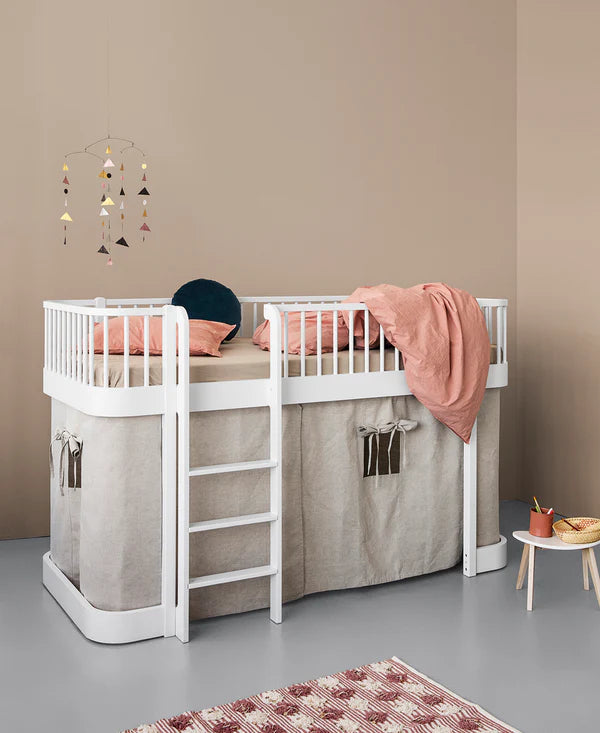 Oliver Furniture Wood Original halvhøj seng 90x200 cm – hvid