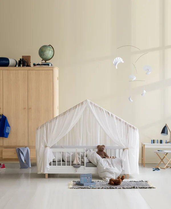 Oliver Furniture Wood Mini+ telt til husseng – transparent hvid