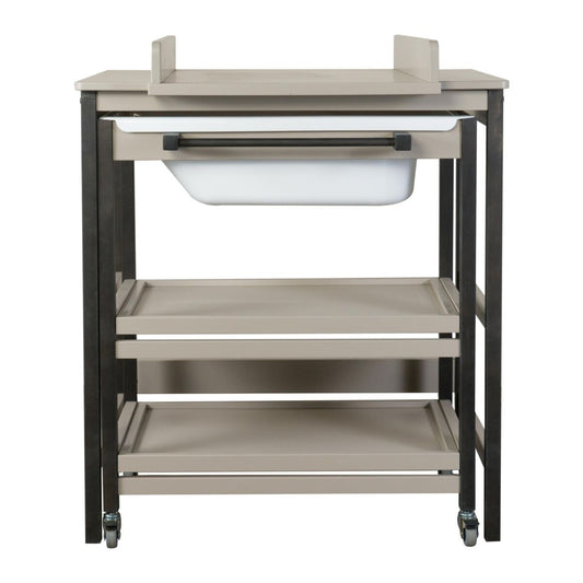 Quax puslebord med bad – Smart – Stone/Eboni