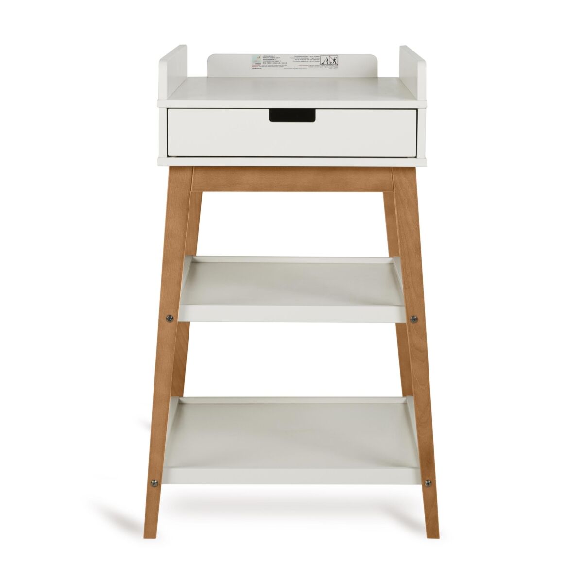 Quax puslebord – Hip med skuffe – Clay/Walnut