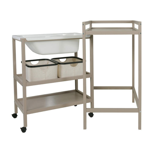 Quax puslebord med bad – Basic – Stone