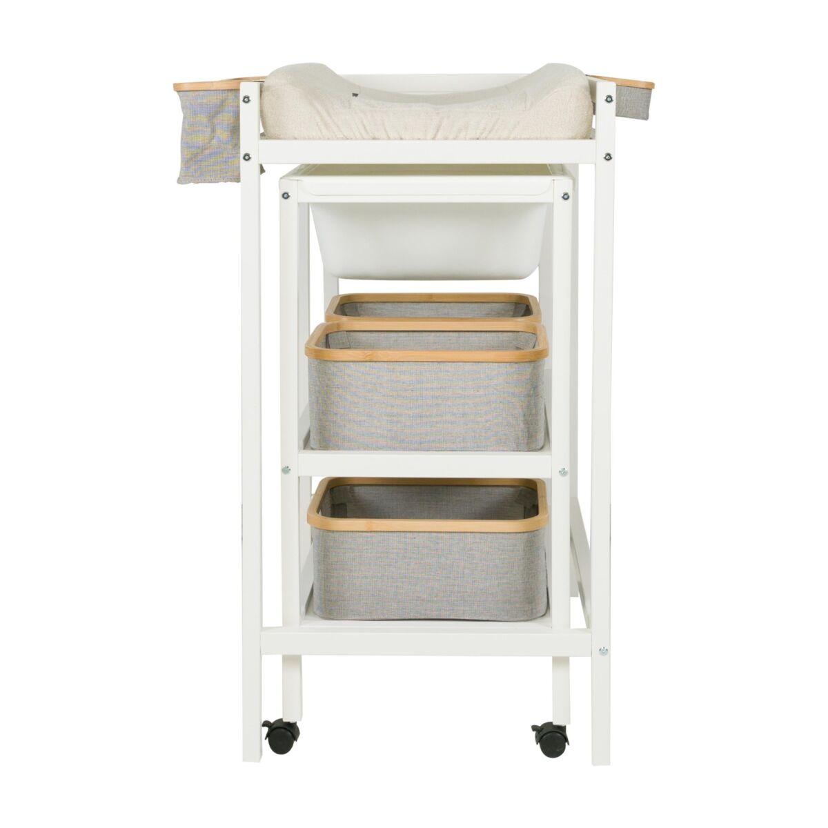 Quax puslebord med bad – Basic – Hvid