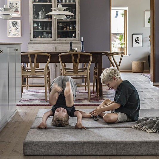 by KlipKlap KK 3 Fold XL - Multi Grey/Grey (Stor foldemadras)