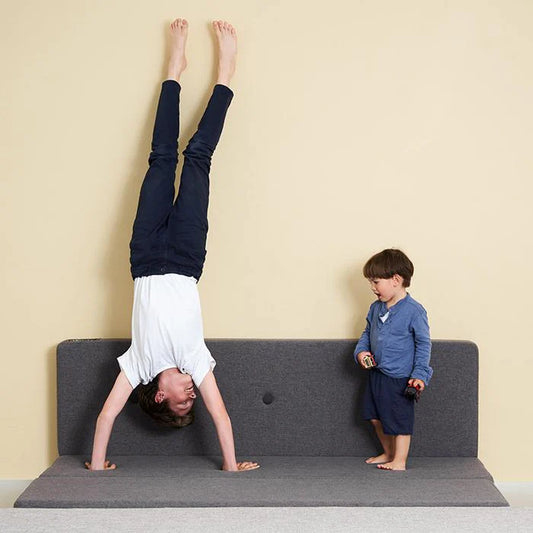 by KlipKlap KK 3 Fold XL - Blue Grey/Grey (Stor foldemadras)