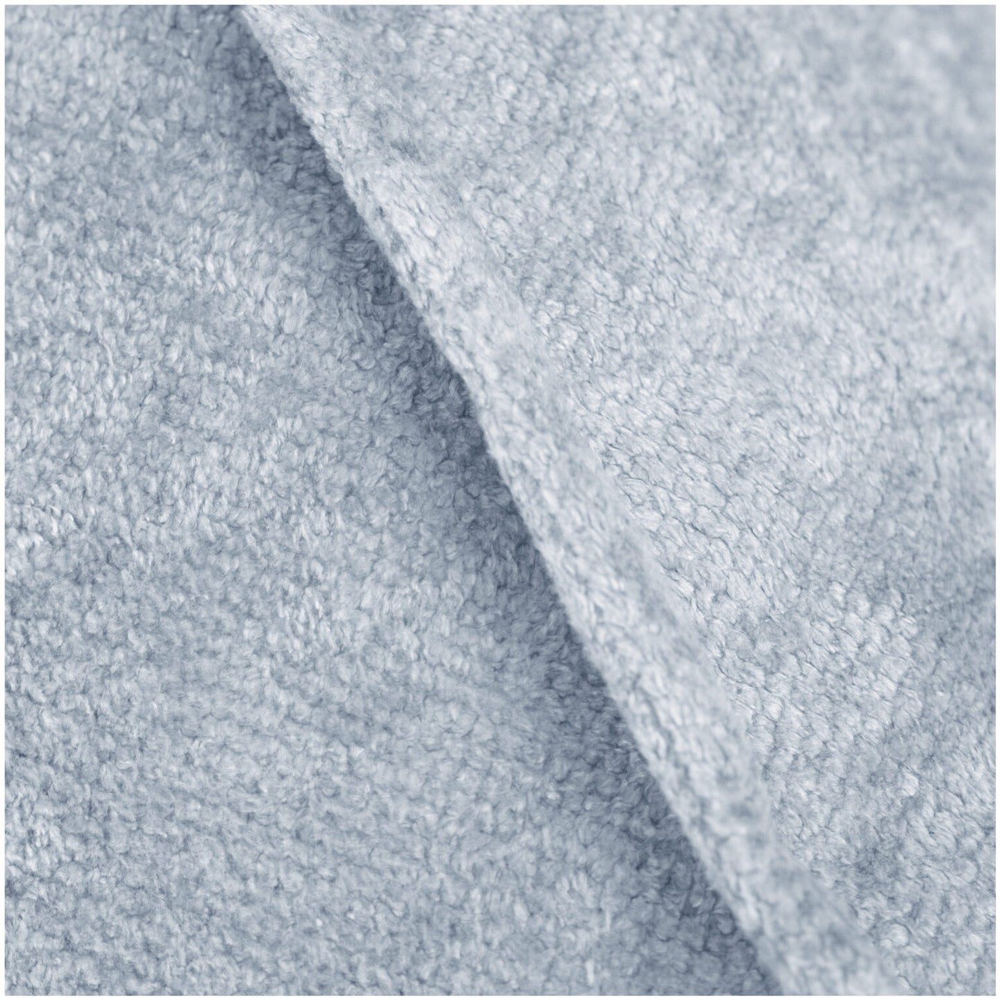 Plush Nest Roya lænestol til børn i premium chenille – blå