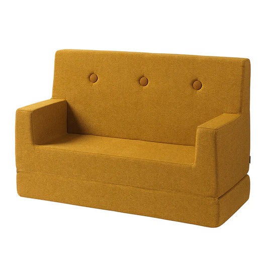 by KlipKlap KK Kids lille legesofa – Mustard/Mustard