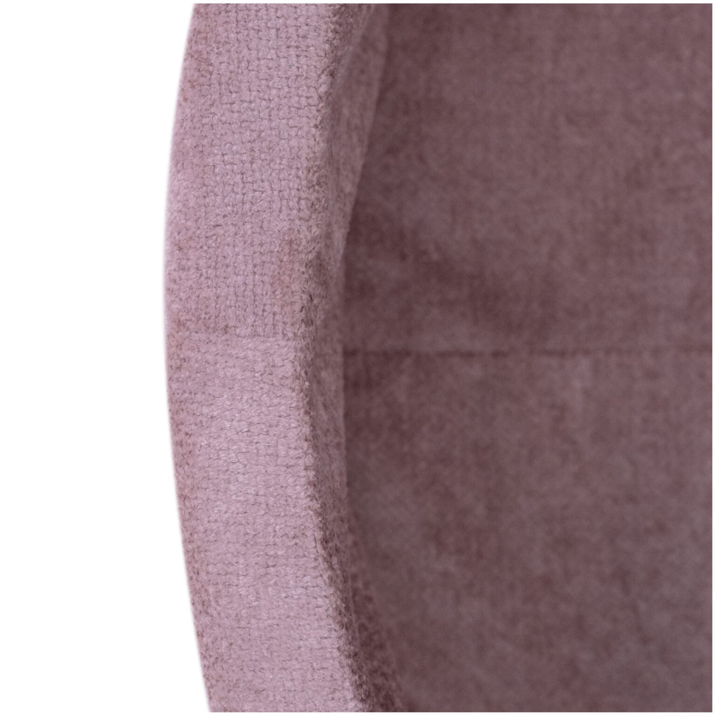 Plush Nest boldbassin med 200 bolde i premium chenille – lyserød – 90x30 cm
