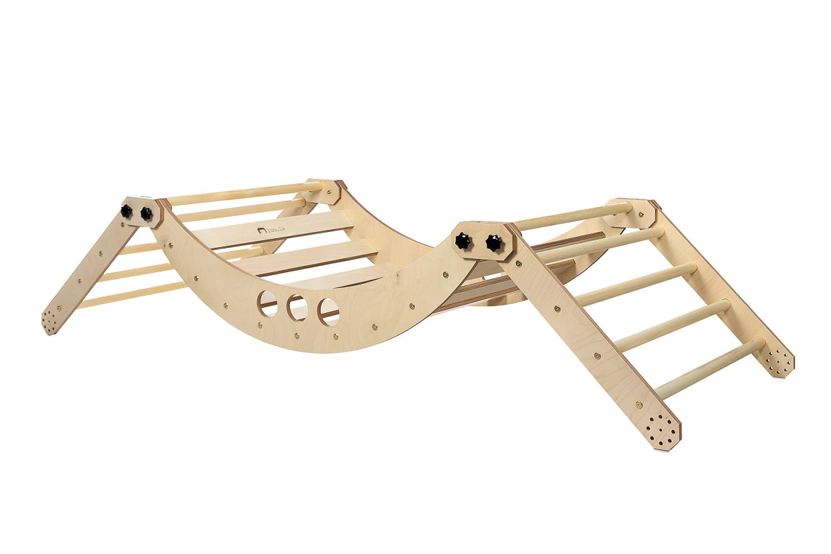 Luula Montessori Klatrestativ Sleeper Climber – Motoriksæt uden Madras