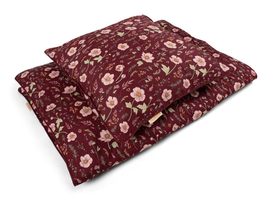 Filibabba baby sengetøj GOTS (70x100 cm) – Fall Flowers