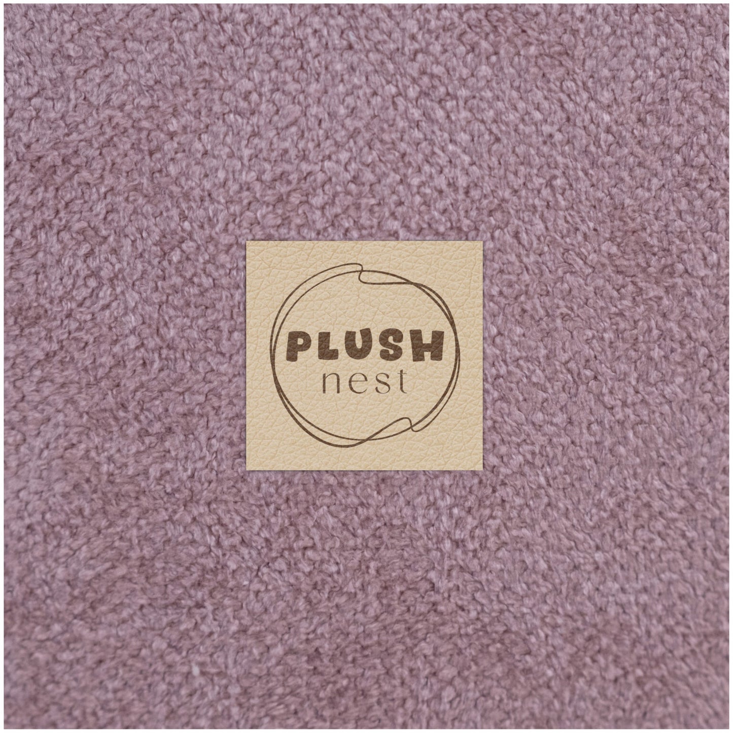 Plush Nest boldbassin med 200 bolde i premium chenille – lyserød – 90x30 cm