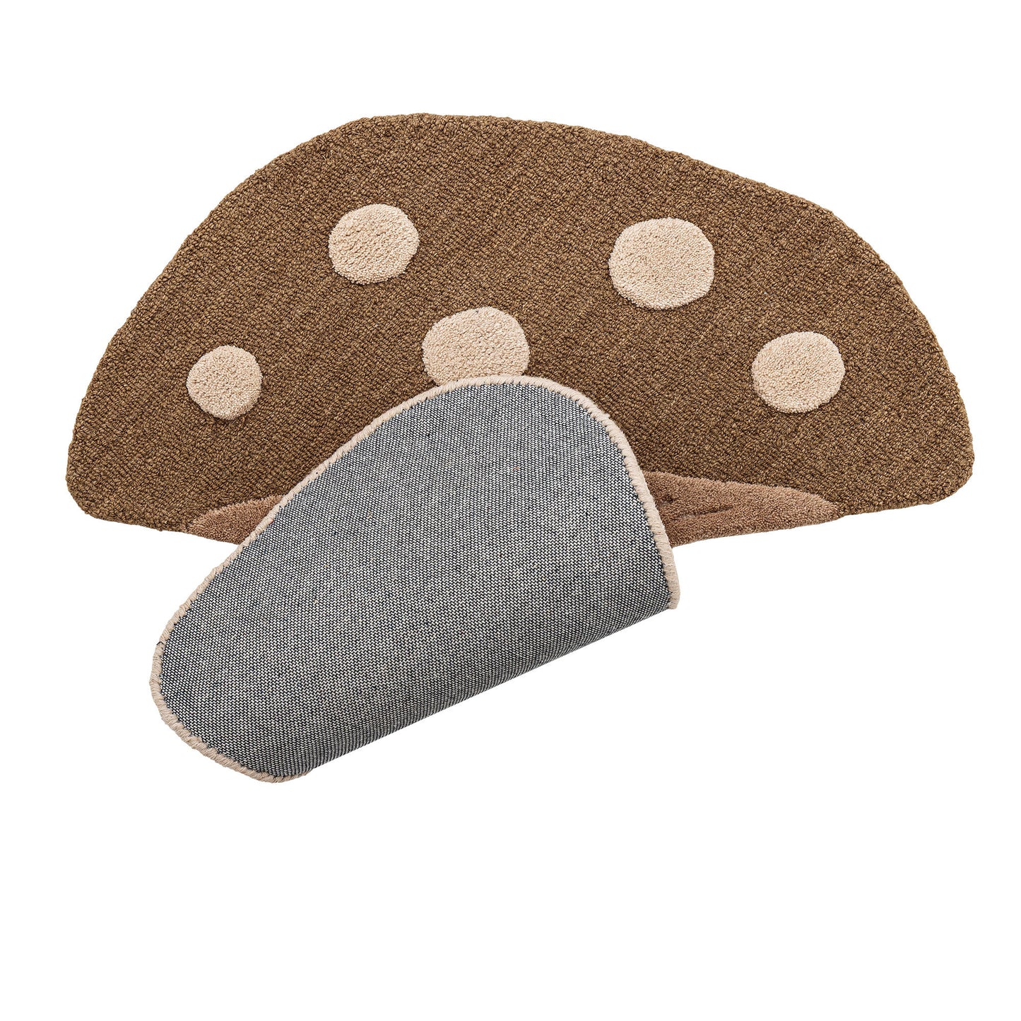 Bloomingville MINI Mushroom Tæppe - Brun