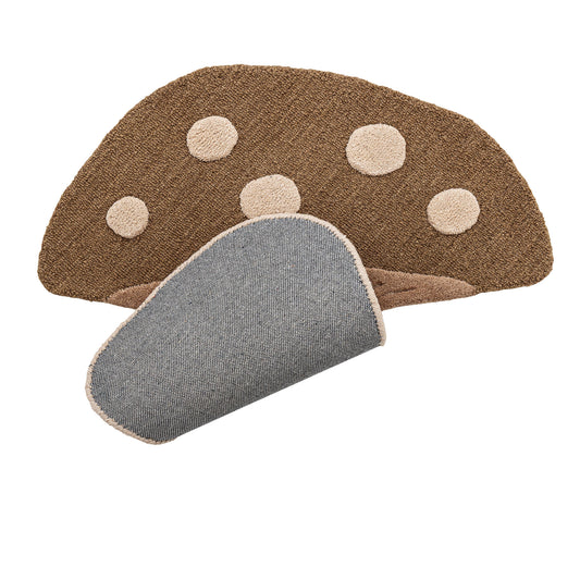 Bloomingville MINI Mushroom Tæppe - Brun