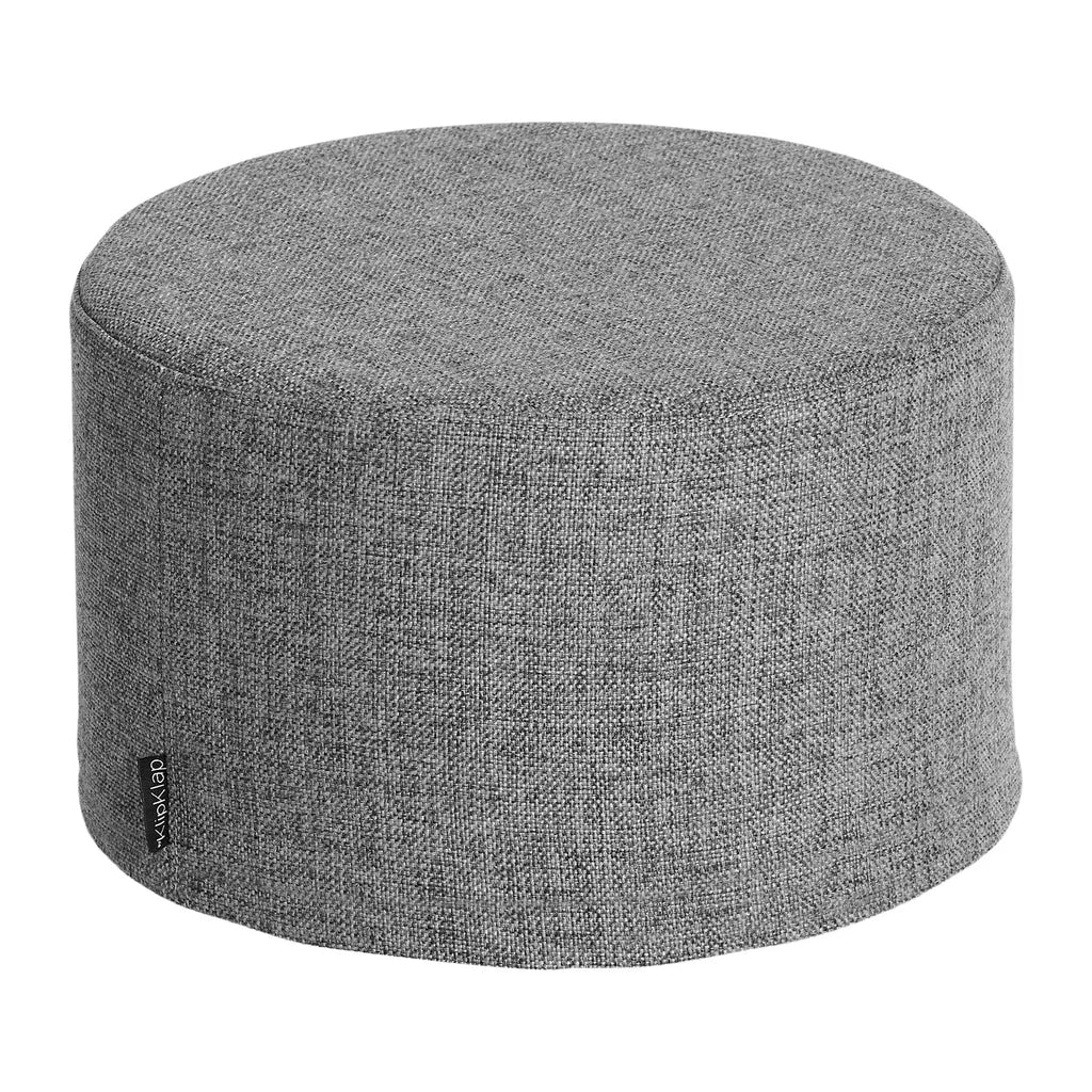 by KlipKlap Circle puf – Blue Grey